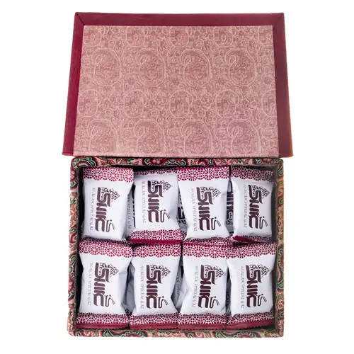 گز کادویی طرح ترمه اصفهان (28٪ پسته)